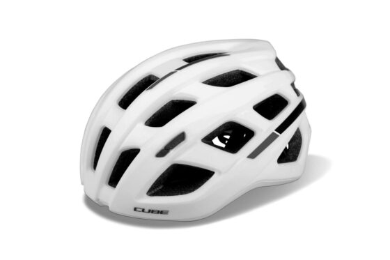 CUBE Helm ROAD RACE white